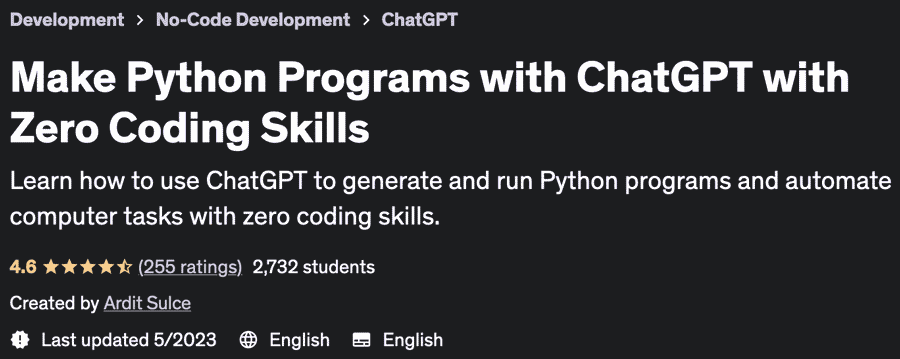 Pictures · Make Python Programs with ChatGPT with Zero Coding Skills 2023-3