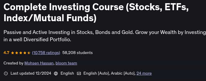 Imágenes · Curso Completo de Inversión (acciones, ETFs, índice / fondos mutuos) 2024-12