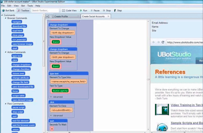Pictures · Ubot Studio 5.9.50 with Compiler & Source