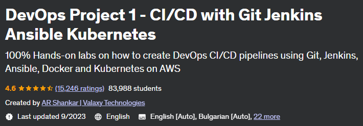 Pictures · Udemy — DevOps Project 1 – CI/CD with Git Jenkins Ansible Kubernetes 2023-4