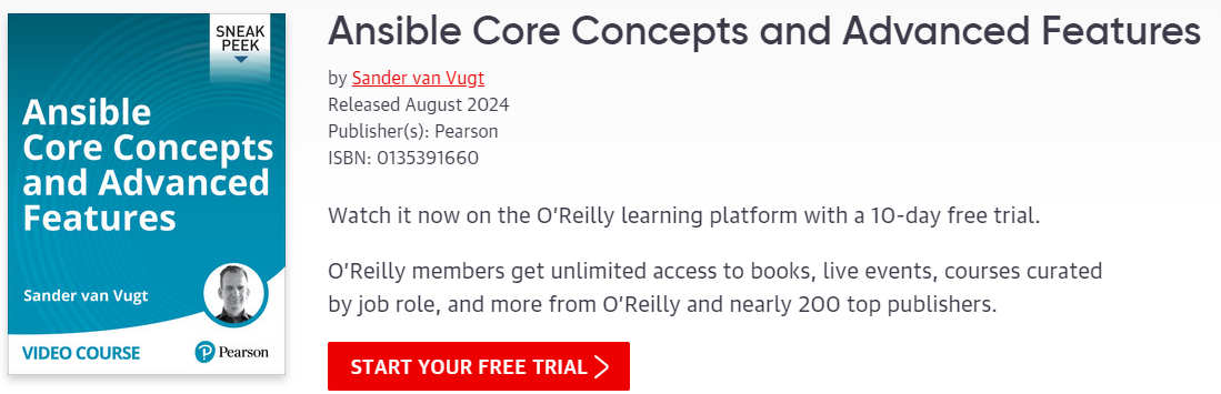 Pictures · Oreilly — Ansible Core Concepts and Advanced Features 2024-8