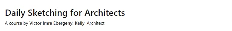 Pictures · Daily Sketching for Architects 2024-6