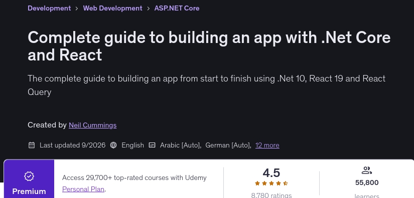 Imágenes · Guía completa para crear una aplicación con .NET El núcleo y React 2026-9