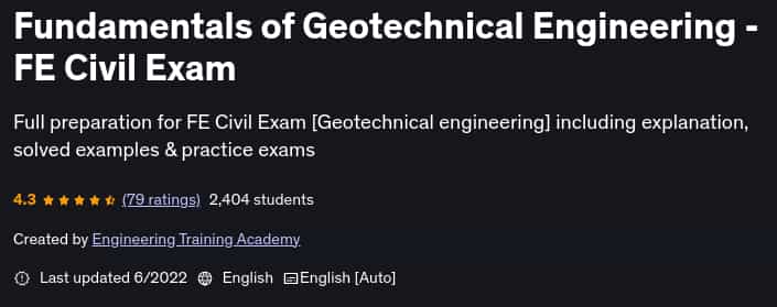 Pictures · Udemy — Fundamentals of Geotechnical Engineering – FE Civil Exam 2022-6