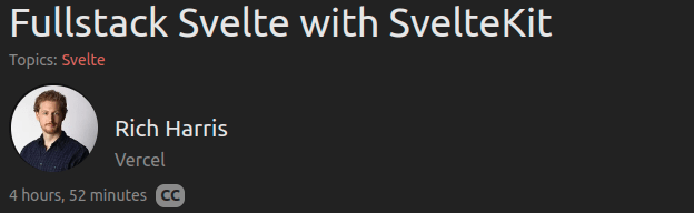 Pictures · Frontend Masters — Fullstack Svelte with SvelteKit 2023-6