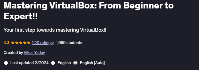 Pictures · Mastering VirtualBox: From Beginner to Expert!! 2019-4