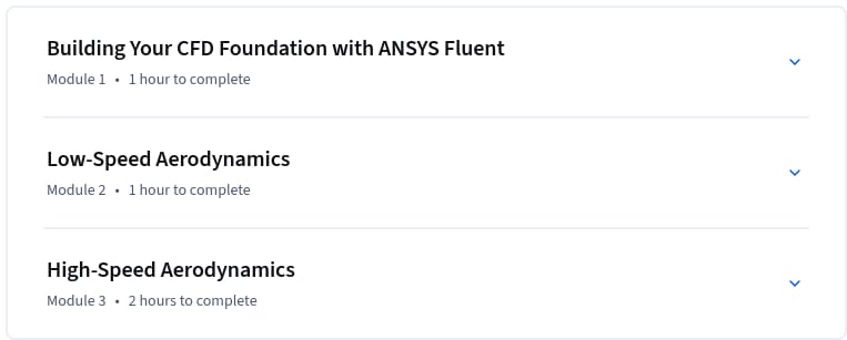 コースのトピック · ANSYS FLUENT - CFDの基礎 2026-9