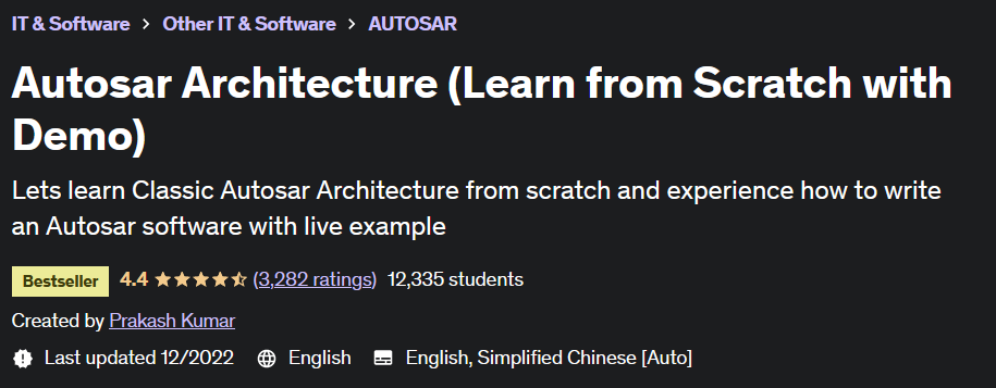 Pictures · Udemy – Autosar Architecture (Learn from Scratch with Demo) 2022-12