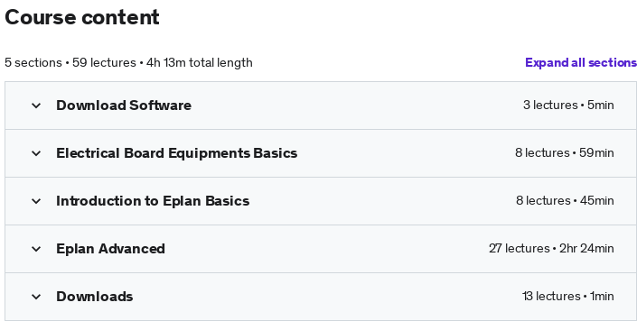 Course topics · Eplan P8 2.7 Basics with Electrical Board Basics 2021-6