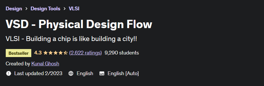 Pictures · Udemy — VSD – Physical Design Flow 2022-7