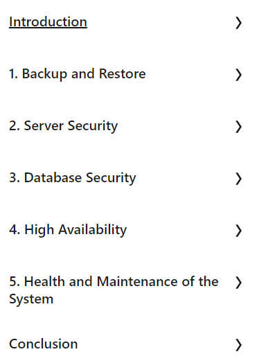 Course topics · LinkedIn — Database Foundations: Administration 2021-4