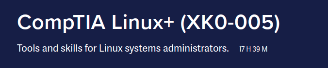 Pictures · ITProTV — CompTIA Linux+ (XK0-005) 2022-6