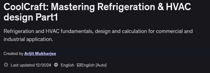 Pictures · Udemy — CoolCraft: Mastering Refrigeration & HVAC design Part1 2024-12