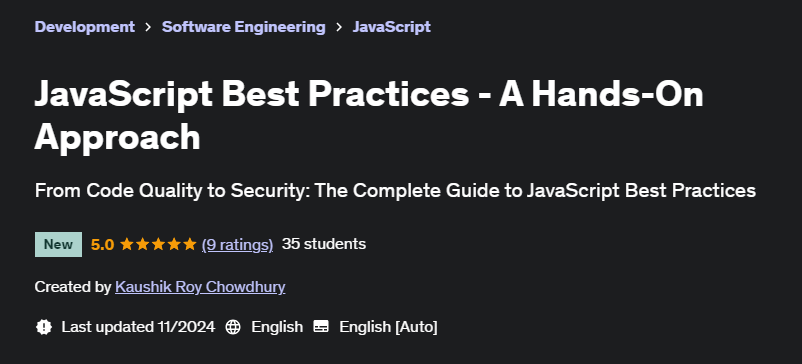 Pictures · JavaScript Best Practices – A Hands-On Approach 2024-11
