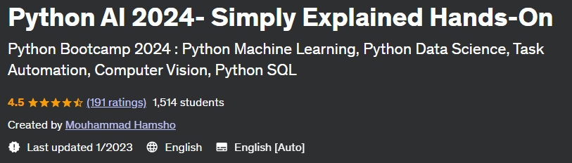Pictures · Udemy — Python AI 2024- Simply Explained Hands-On 2022-12