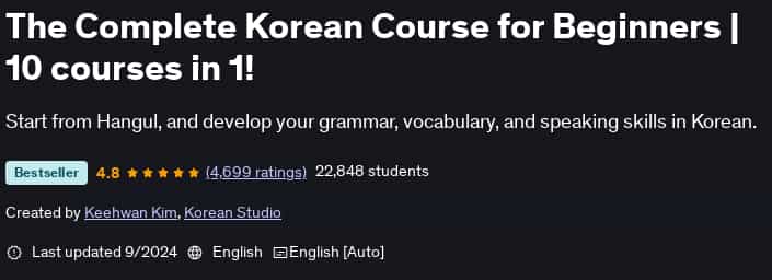 Pictures · The Complete Korean Course for Beginners | 10 courses in 1! 2024-9