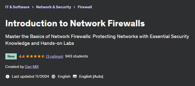 Pictures · Introduction to Network Firewalls 2024-10