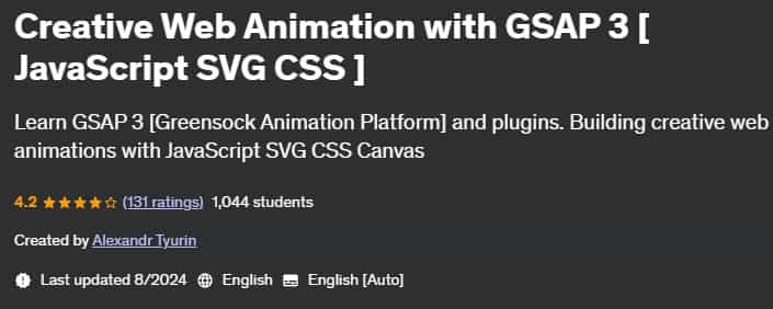 Pictures · Creative Web Animation with GSAP 3 [ JavaScript SVG CSS ] 2024-7