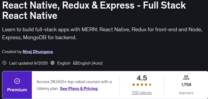 이미지 · React NativeRedux & Express - 완전한 스테이크 React Native 2025-9