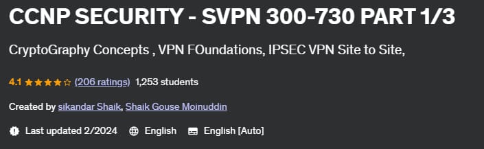 Pictures · Udemy — CCNP SECURITY – SVPN 300-730 PART 1/3 2023-2