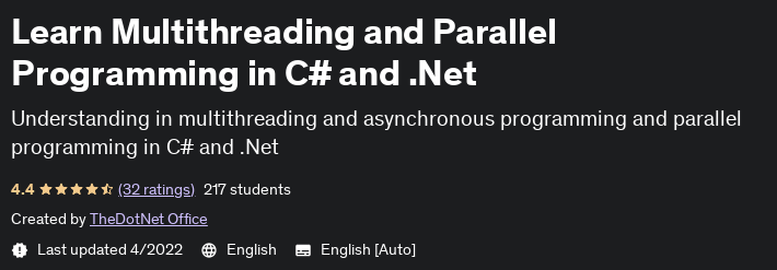 Pictures · Udemy — Learn Multithreading and Parallel Programming in C# and .Net 2022-4