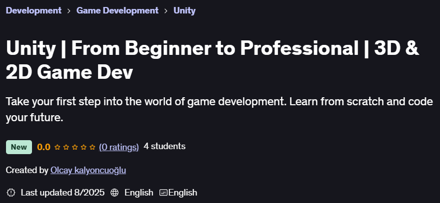 Pictures · Udemy — Unity | From Beginner to Professional | 3D & 2D Game Dev 2025-8