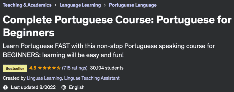 Pictures · Udemy — Complete Portuguese Course: Portuguese for Beginners 2021-9