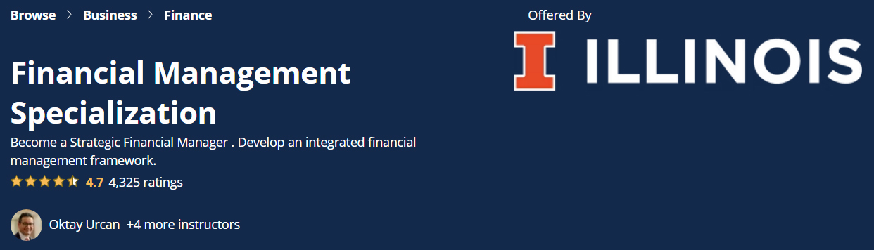 Pictures · Coursera — Financial Management Specialization 2023-1