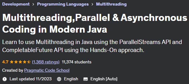 Pictures · Multithreading,Parallel & Asynchronous Coding in Modern Java 2023-11