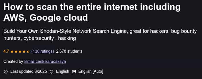 Pictures · How to scan the entire internet including AWS, Google cloud 2025-3