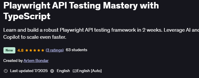 Imágenes · El Playwright API Testar la maestría con TypeScript 2025-7