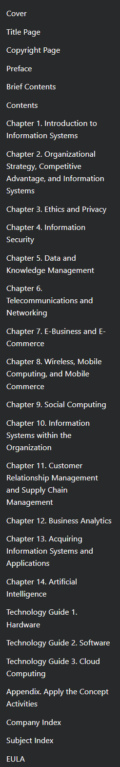 Pictures · Wiley — Introduction to Information Systems, International Adaptation 2022
