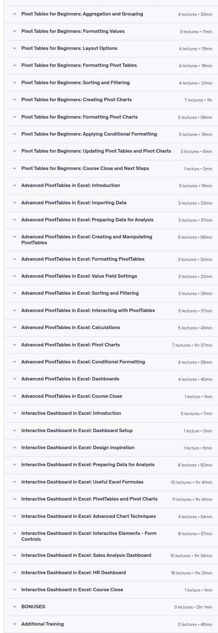 Kursthemen · Das Ultimate Microsoft Excel Mastery Bundle - 8 Kursen 2025-12