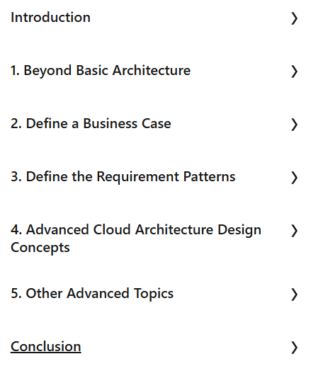 Course topics · LinkedIn — Cloud Architecture: Design Decisions 2025-2