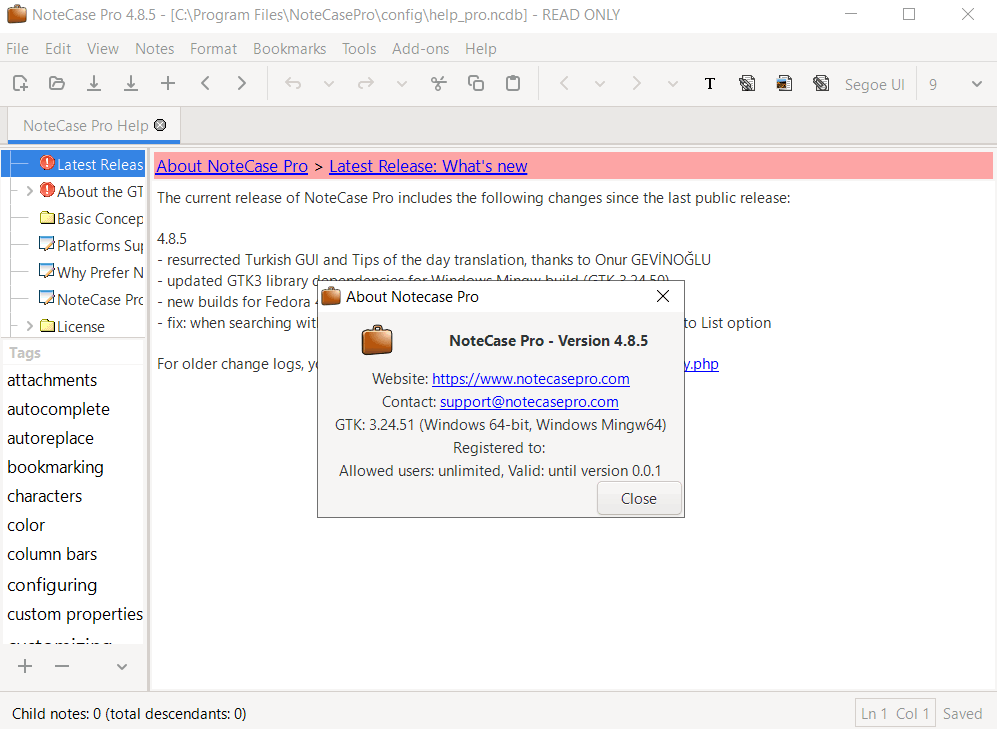 Images · NoteCase Pro 4.8.5 multilingue
