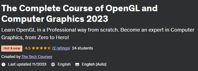 Pictures · Udemy — The Complete Course of OpenGL and Computer Graphics 2023 2023-11