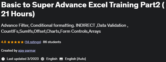 Pictures · Udemy — Basic to Super Advance Excel Training Part2 ( 21 Hours) 2023-3