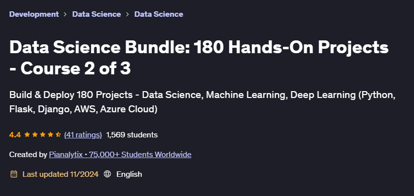 Pictures · Udemy — Data Science Bundle: 180 Hands-On Projects – Course 2 of 3 2024-11