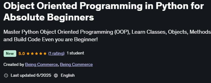 Pictures · Object Oriented Programming in Python for Absolute Beginners 2025-5