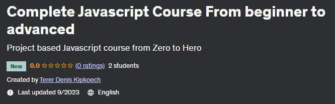 Pictures · Udemy — Complete Javascript Course From beginner to advanced 2023-10