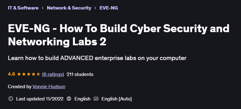 Pictures · Udemy — EVE-NG – How To Build Cyber Security and Networking Labs 2 2022-7
