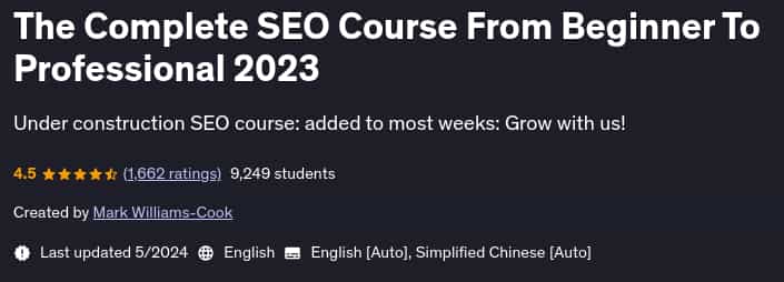 Pictures · The Complete SEO Course From Beginner To Professional 2023 2024-5