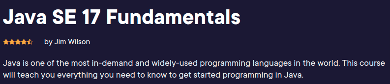 Pictures · Pluralsight — Java SE 17 Fundamentals 2022-1