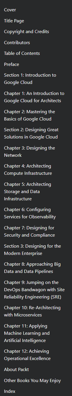 Pictures · Packt — Architecting Google Cloud Solutions 2021