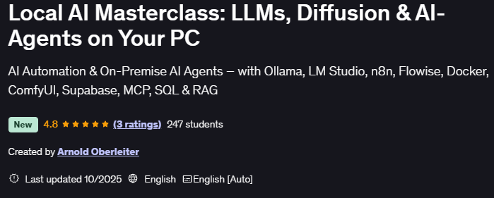 Pictures · Local AI Masterclass: LLMs, Diffusion & AI-Agents on Your PC 2025-10