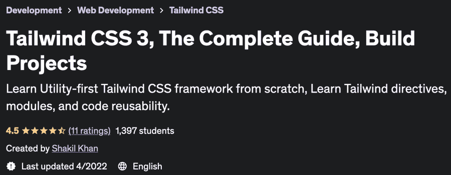 Pictures · Tailwind CSS 3, The Complete Guide, Build Projects 2021-6