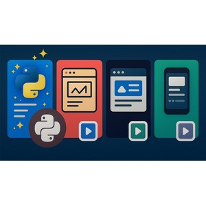 Python for Beginners : 4 Course in 1 for absolute beginner 2025-6