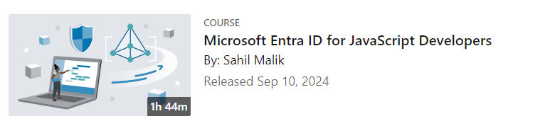 Pictures · Microsoft Entra ID for JavaScript Developers 2024-9