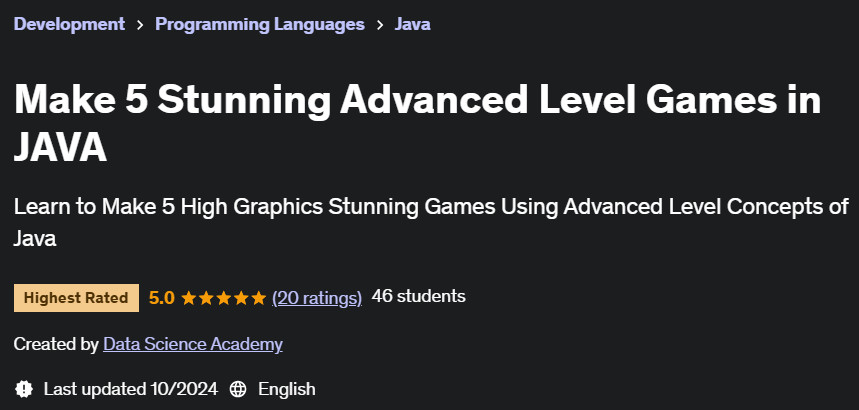 Pictures · Udemy — Make 5 Stunning Advanced Level Games in JAVA 2024-10