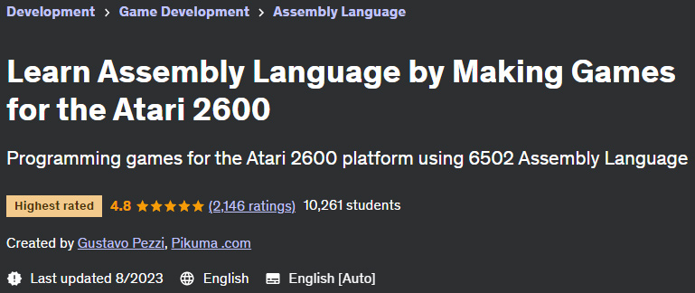 Pictures · Learn Assembly Language by Making Games for the Atari 2600 2023-8